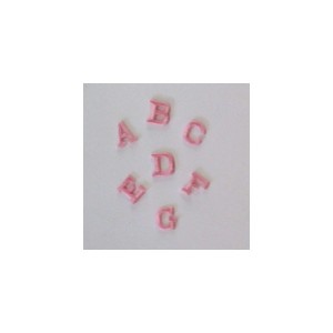 Iron-on Patch Letters - Pink